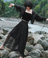 Sheer Volume Sleeve Cardigan